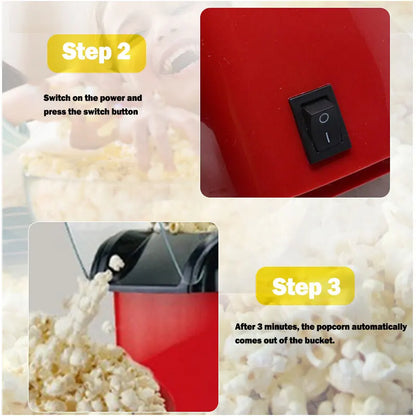 Popcorn Mini Popper Portable Maker Machine