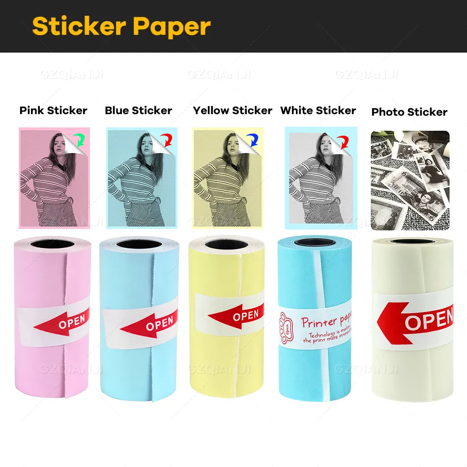 58mm Mini Photo Printer Paper Rolls